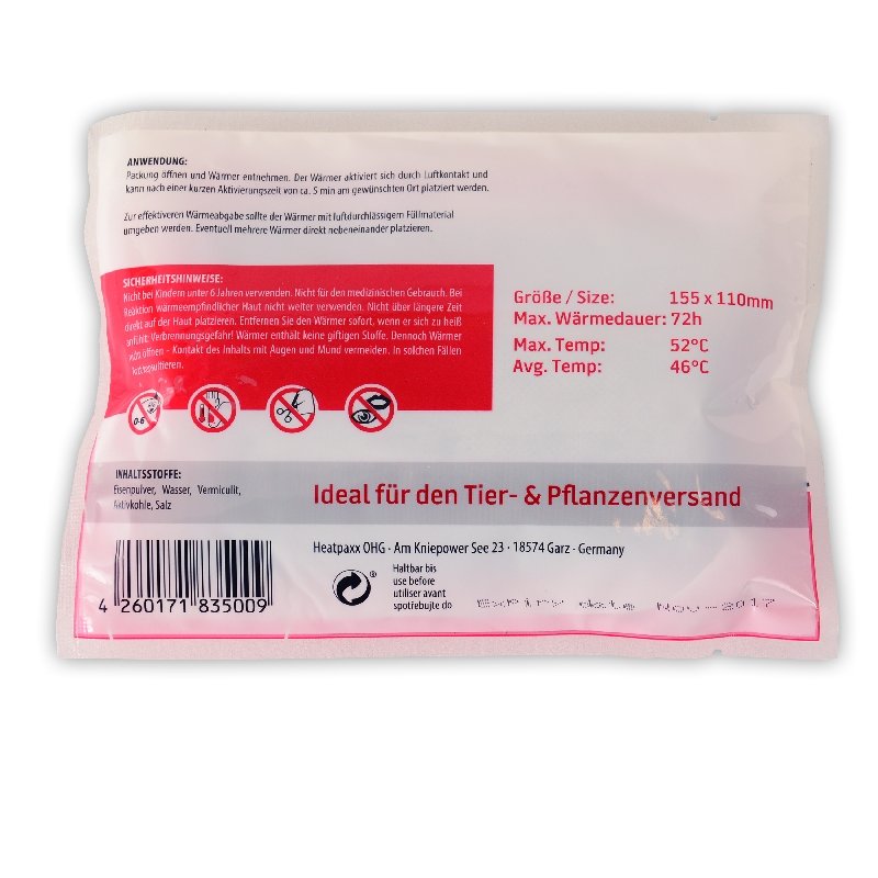 HeatPack XL 72 timer - Fraktvarmer - Plantejakteren